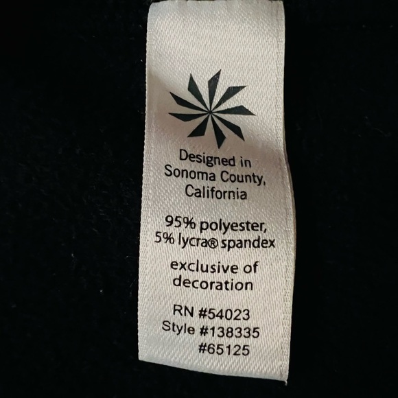 ATHLETA WOMENS PULLOVER BLACK ATHLETIC TOP SIZE MEDIUM - Picture 3 of 10